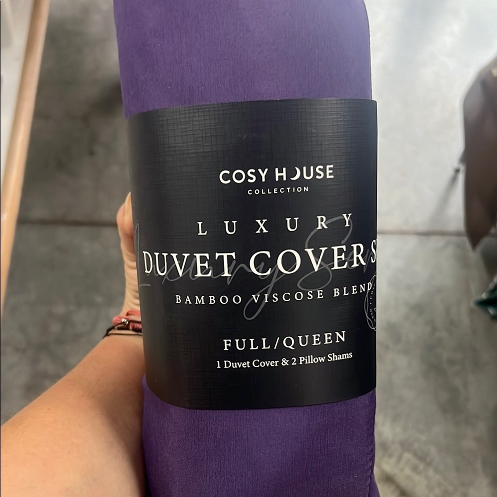 Purple Duvet Cover Set